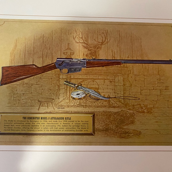 Remington Arms 150th anniversary prints. Circa 1966. In good Vintage condition. - Picture 8 of 11